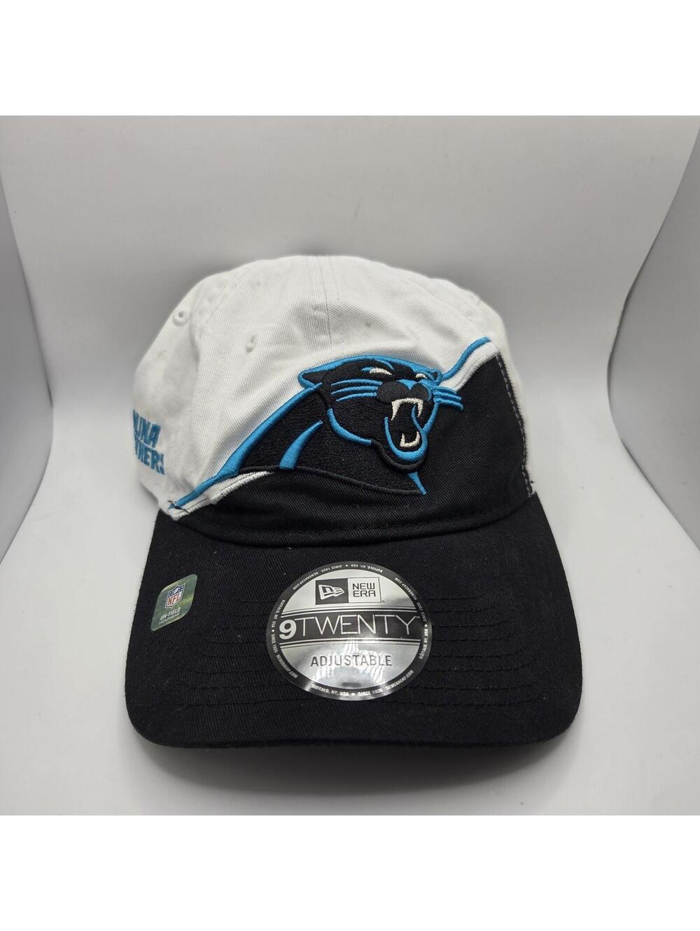 Carolina Panthers Hat Cap Strap Mens One Size NFL Football 9FIFTY New Era